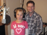 Freddie & Granddaughter Brooklyn recording BFF